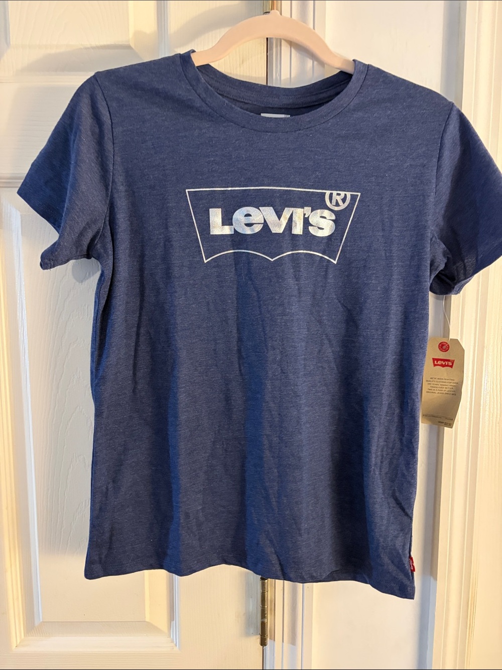 Levi's Navy Blue Short Sleeve Logo Tee for Kids